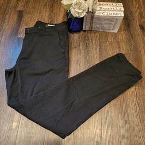 AG Adriano Goldschmied Black The Caden Tailored Trouser Taper Crop Ankle Pant 26